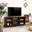 TV Meubel 2-laags TV-tafel, TV-meubel, 147 cm TV lowborad ) (Bruin)