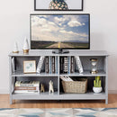 tv-meubel, tv-tafel tv-kast tv-plank, voor TV's tot 55 inch, 3-laags  120 x 41 x 60 cm (Grijs)