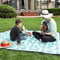 GCM80JW Wasbaar picknickkleed voor outdoor, opvouwbaar tot tas met schouderriem, licht campingdeken, ideaal voor op reis, warmte-isolerend, 195 x 150 cm