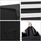 wasmand  imitatielinnen wasmand, wassorteermachine, waskist met aparte compartimenten, magnetisch deksel en handvatten, opvouwbaar, waszak afneembaar, zwart LCB02BK