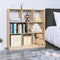 Boekenkast, kubusplank, bodemplank, met open vakken, 97,5 x 30 x 100 cm, eiken kleur LBC52NL