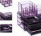 Make-up Organizer, cosmetica organizer met 4 lades en 11 vakken in verschillende maten, anti-slip inzetstukken, voor make-up en sieraden, lavendel JKA001PL
