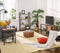 TV-kast, TV-tafel, voor TV's tot 48 inch, lowboard met kast en 2 schapniveaus, TV-bank,  gang, 110 x 40 x 45 cm, , donkerbruin LTV42BX