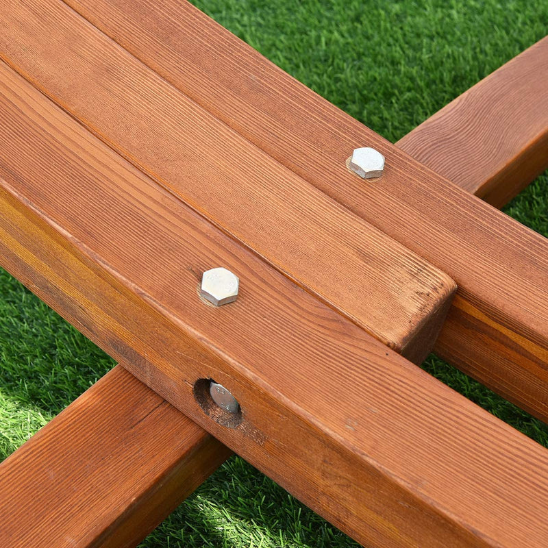 Hangmat met standaard voor enkele persoon, draagvermogen tot 120 kg, hangmat standaard van weerbestendig larikshout, polyester katoenen hangmat, perfect voor achtertuin, terras, tuin,