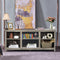 2-laags TV-tafel, TV-meubel, 147 cm TV lowborad (Grijs)