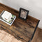 Commode, kast, 7 stoffen laden met handgrepen, metalen frame, industrieel design, vintage bruin-zwart LTS137B01