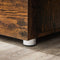 TV-meubel, TV-tafel, met lade, glazen leggers, TV-meubel, TV-plank, voor TV's tot 55 inch, vintage bruin LTV012X01
