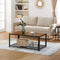 Salontafel, televisietafel, , met metalen frame, stabiel, eenvoudig te monteren LCT61X