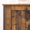 Sideboard, archiefkast, met vakken, verstelbare plank, 80 x 30 x 80,5 cm, industrieel design, vintage bruin-zwart LSC084B01