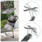 Ligstoel, ligstoel, tuinligstoel, met hoofdsteun en zonnedak, rugleuning verstelbaar, licht, inklapbaar, 53 x 193 x 29,5 cm, tot 150 kg belastbaar, tuin, balkon, donkergrijs GCB19UV1